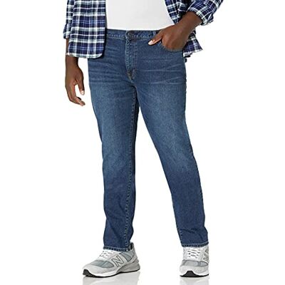MAE55018FL18-Med-42W x 29L Amazon Essentials Męskie dżinsy ze stretchem Skinny-Fit, średnio sprane, 42 szer. x 29 dł MAE55018FL18-Med-42W x 29L Amazon Essentials Męskie dżinsy ze stretchem Skinny-Fit, średnio sprane, 42 szer. x 29 dł