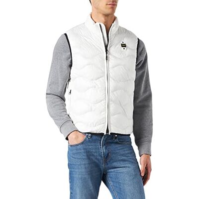 22SBLUX02045 005958 Blauer Męska kurtka pikowana SMANICATI Imbottito OVATTA, 100 Bianco Ottico, L 22SBLUX02045 005958 Blauer Męska kurtka pikowana SMANICATI Imbottito OVATTA, 100 Bianco Ottico, L