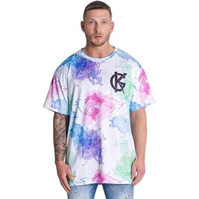 GKM003618 Gianni Kavanagh Męski biały (White Hydrate Oversized Tee) t-shirt, L GKM003618 Gianni Kavanagh Męski biały (White Hydrate Oversized Tee) t-shirt, L