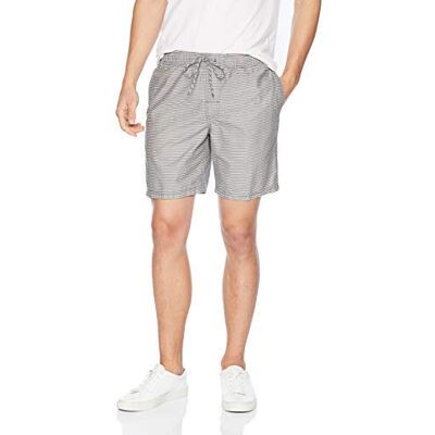 AE2014242-Gre-2XL Amazon Essentials męskie spodenki do chodzenia ze sznurkiem (dostępne w dużych rozmiarach), szare, paski, XXL AE2014242-Gre-2XL Amazon Essentials męskie spodenki do chodzenia ze sznurkiem (dostępne w dużych rozmiarach), szare, paski, XXL