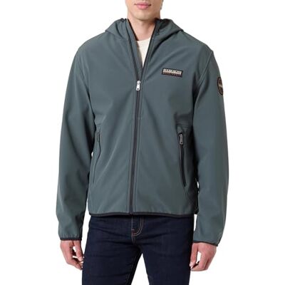 NP0A4IBT Napapijri Alther Shell Jacket Green Urban, Zielony, XL NP0A4IBT Napapijri Alther Shell Jacket Green Urban, Zielony, XL