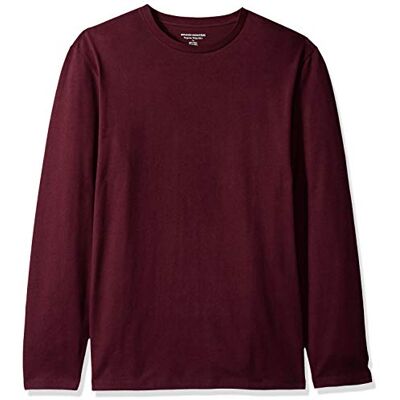 MAE45002FL18-bur-2XL Amazon Essentials Męska koszulka z długim rękawem o regularnym kroju, bordowa, XXL MAE45002FL18-bur-2XL Amazon Essentials Męska koszulka z długim rękawem o regularnym kroju, bordowa, XXL
