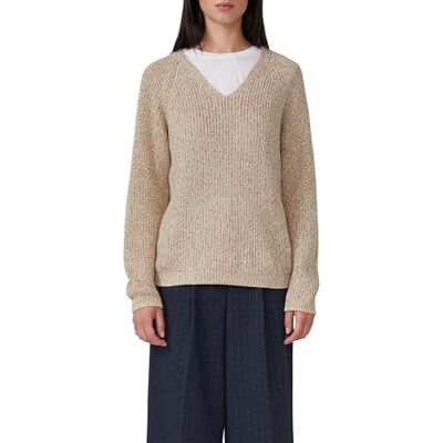 2172629 Sweter z dekoltem w serek, 81x7, 44 2172629 Sweter z dekoltem w serek, 81x7, 44