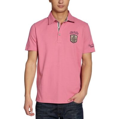 2243234 LERROS Męska koszulka polo , Różowy (Washed Pink 858), 54 2243234 LERROS Męska koszulka polo , Różowy (Washed Pink 858), 54