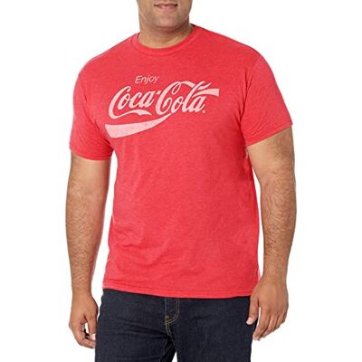 CCXX007MSC3P1XX Coca-Cola Męski T-shirt, czerwony melan?, M CCXX007MSC3P1XX Coca-Cola Męski T-shirt, czerwony melan?, M