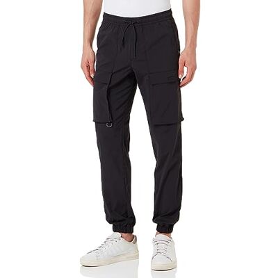 12242259 JACK & JONES Jpstkane Jjjones Technical Cargo Ana spodnie męskie, czarny, XL 12242259 JACK & JONES Jpstkane Jjjones Technical Cargo Ana spodnie męskie, czarny, XL