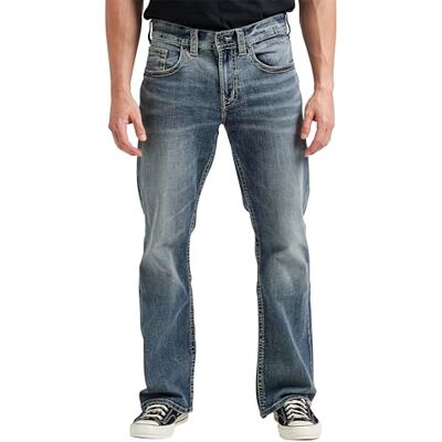 M33610LDS260 Silver Jeans Co. Craig Classic Fit Bootcut Męskie dżinsy, 38W / 36L M33610LDS260 Silver Jeans Co. Craig Classic Fit Bootcut Męskie dżinsy, 38W / 36L