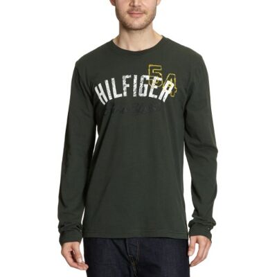 887804540 / NY 54 TEE LS RF Tommy Hilfiger Koszula męska/koszulka z długim rękawem , zielony (Glasgow Green), 48 887804540 / NY 54 TEE LS RF Tommy Hilfiger Koszula męska/koszulka z długim rękawem , zielony (Glasgow Green), 48