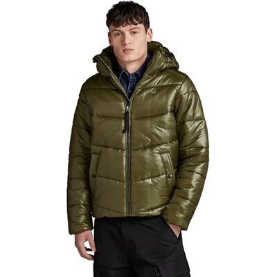 D24676 G-STAR RAW Męska kurtka puchowa z kapturem, Zielony (shadow olive -D418-B230), XXL D24676 G-STAR RAW Męska kurtka puchowa z kapturem, Zielony (shadow olive -D418-B230), XXL