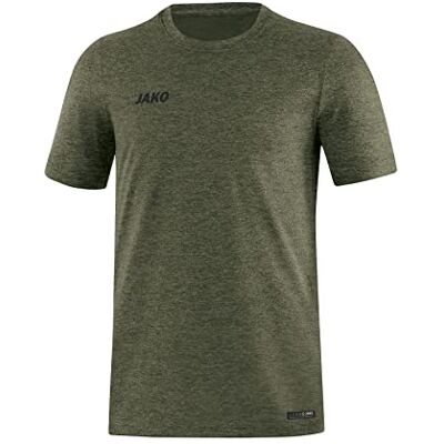 6129 JAKO męski T-shirt Premium Basics T-shirt zielony Khaki Meliert X-L 6129 JAKO męski T-shirt Premium Basics T-shirt zielony Khaki Meliert X-L