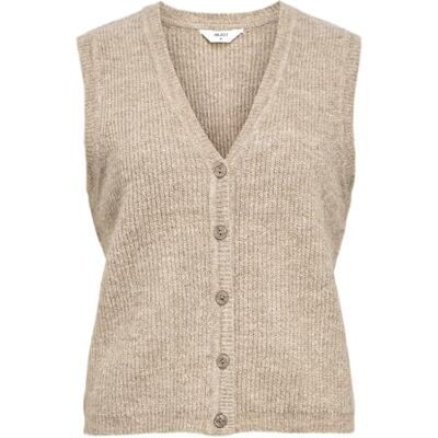 23045620-4817990 Objdiana Re V-Neck Knit Vest Div, Morel, XL 23045620-4817990 Objdiana Re V-Neck Knit Vest Div, Morel, XL