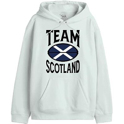 UXREPCZSW037 Republic Of California "Team Scotland" Bluza męska, biała, rozmiar XS, biały, S UXREPCZSW037 Republic Of California "Team Scotland" Bluza męska, biała, rozmiar XS, biały, S