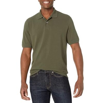 F16AE40000-OLG-Medium Amazon Essentials Men's Bawełniana koszulka polo pique regular fit (dostępna w wersjach Big i Tall), Oliwkowy, M F16AE40000-OLG-Medium Amazon Essentials Men's Bawełniana koszulka polo pique regular fit (dostępna w wersjach Big i Tall), Oliwkowy, M