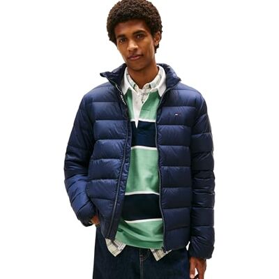 DM0DM20658C1GXL Tommy Jeans Męska kurtka puchowa, Niebieski (Dark Night Navy), XL DM0DM20658C1GXL Tommy Jeans Męska kurtka puchowa, Niebieski (Dark Night Navy), XL