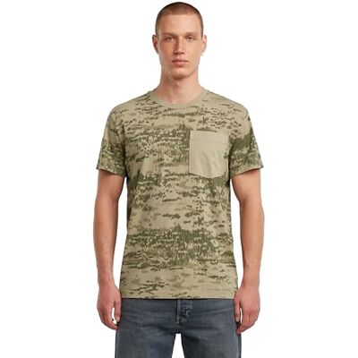 D26048 G-STAR Shadow Woven Camo Pocket R T T-Shirt męski, Wielokolorowy (Light Toggee Shadow Camo -e041-h175), L D26048 G-STAR Shadow Woven Camo Pocket R T T-Shirt męski, Wielokolorowy (Light Toggee Shadow Camo -e041-h175), L