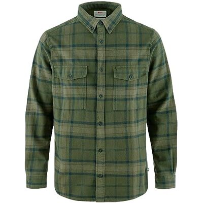 F81478 Fjällräven Övik Twill M T-shirt męski, Deep Forest/Green, XXL F81478 Fjällräven Övik Twill M T-shirt męski, Deep Forest/Green, XXL