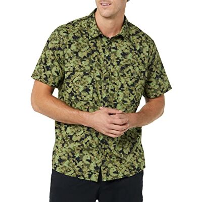 GTM40012SS22-BDF232-Large Amazon Essentials Męska koszulka z krótkim rękawem i dwiema kieszeniami (wcześniej Goodthreads), zielony nadruk moro, rozmiar L GTM40012SS22-BDF232-Large Amazon Essentials Męska koszulka z krótkim rękawem i dwiema kieszeniami (wcześniej Goodthreads), zielony nadruk moro, rozmiar L