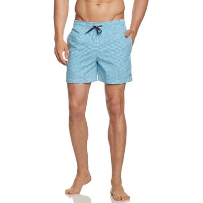 Ginghamshort/1957826871 Tommy Jeans Szorty męskie, Turkusowy (435 Peacock Blue/Classic White), L Ginghamshort/1957826871 Tommy Jeans Szorty męskie, Turkusowy (435 Peacock Blue/Classic White), L