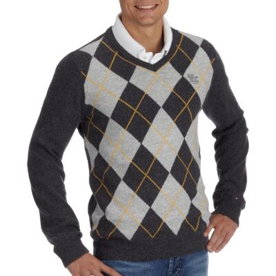 Tommy Jeans Męski długi regularny sweter szary 52, szary, 52 Tommy Jeans Męski długi regularny sweter szary 52, szary, 52