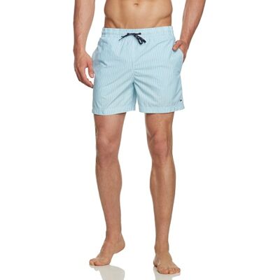 Stripeshort/1957826870 Tommy Jeans Szorty męskie, Turkusowy (435 Peacock Blue/Classic White), XL Stripeshort/1957826870 Tommy Jeans Szorty męskie, Turkusowy (435 Peacock Blue/Classic White), XL