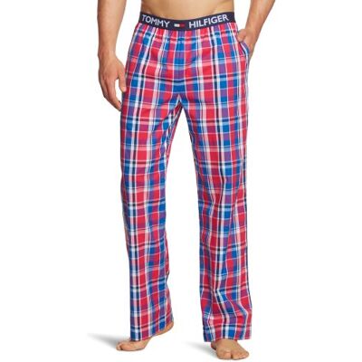 Tommy Hilfiger Męskie spodnie piżamowe, Czerwony (864 Jazzy), 56 Tommy Hilfiger Męskie spodnie piżamowe, Czerwony (864 Jazzy), 56