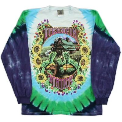 12576 Liquid Blue Grateful Dead Terrapin Station męska koszulka z długim rękawem, wiele, M 12576 Liquid Blue Grateful Dead Terrapin Station męska koszulka z długim rękawem, wiele, M