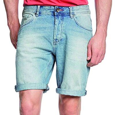 22001149-Light Blue Denim ONLY & SONS Męskie spodenki Straight Leg Onsavi Pas0016a Noos, niebieski (Light Blue Denim), 29W 22001149-Light Blue Denim ONLY & SONS Męskie spodenki Straight Leg Onsavi Pas0016a Noos, niebieski (Light Blue Denim), 29W