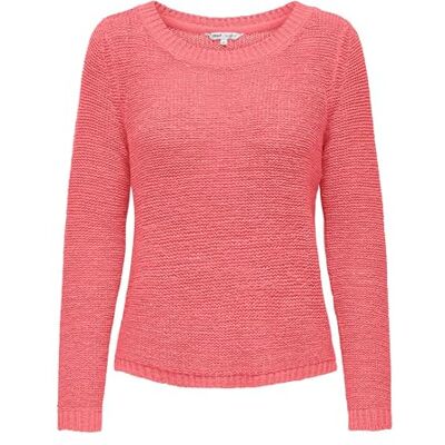 15113356-4910753 ONLY Onlgeena Xo L/S sweter KNT Noos, Sugar Coral, M 15113356-4910753 ONLY Onlgeena Xo L/S sweter KNT Noos, Sugar Coral, M