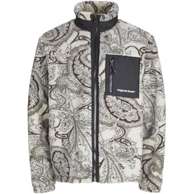 12260450 Jack & Jones męska kurtka JORVESTERBRO Teddy Jacket AW24 NOOS krótka kurtka, Silver Birch/Szczegóły: AOP, S, Silver Birch/Szczegóły: aop, S 12260450 Jack & Jones męska kurtka JORVESTERBRO Teddy Jacket AW24 NOOS krótka kurtka, Silver Birch/Szczegóły: AOP, S, Silver Birch/Szczegóły: aop, S