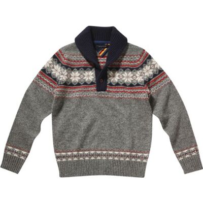Anthony Shawl-Nk Cf Tommy Hilfiger Męski sweter /887820913, Szary (043 Silver Fog Htr/Snow White/Midnight), 50 Anthony Shawl-Nk Cf Tommy Hilfiger Męski sweter /887820913, Szary (043 Silver Fog Htr/Snow White/Midnight), 50