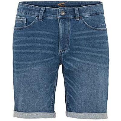 4982255U74 camel active Szorty jeansowe Slim Fit z 5 kieszeniami Bermudy (szorty) Mężczyźni,Jasnoniebieski (Bleach Blue Used),52I 4982255U74 camel active Szorty jeansowe Slim Fit z 5 kieszeniami Bermudy (szorty) Mężczyźni,Jasnoniebieski (Bleach Blue Used),52I