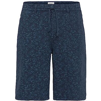 497030/7F21 camel active Męskie szorty Chino z kwiatowym nadrukiem Regular Fit Houston, niebieski, 30W 497030/7F21 camel active Męskie szorty Chino z kwiatowym nadrukiem Regular Fit Houston, niebieski, 30W