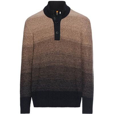 409530-4K04 camel active Sweter rękaw 1/1, Sepia Brown, L 409530-4K04 camel active Sweter rękaw 1/1, Sepia Brown, L