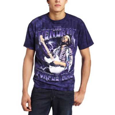 11925-Purple-XX-Large Liquid Blue Męski T-shirt Jimi Hendrix fioletowy zamglony 11925-Purple-XX-Large Liquid Blue Męski T-shirt Jimi Hendrix fioletowy zamglony