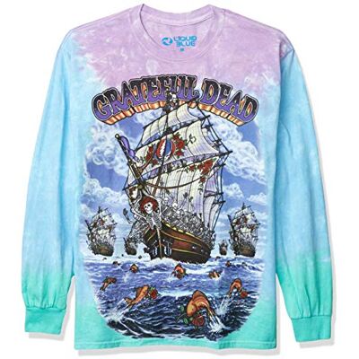 79580-MD Liquid Blue T-shirt męski, Barwnik do krawata, M 79580-MD Liquid Blue T-shirt męski, Barwnik do krawata, M