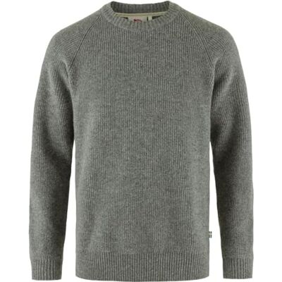 F87165 Fjallraven 87165-020 Övik Rib Sweter męski długi sweter, szary, rozmiar S F87165 Fjallraven 87165-020 Övik Rib Sweter męski długi sweter, szary, rozmiar S
