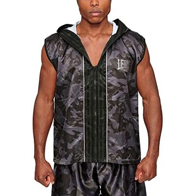 AB264 LEONE 1947 Bez rękawów Ring Camoblack Tank top, czarny, L-XL, Czarny, L-XL AB264 LEONE 1947 Bez rękawów Ring Camoblack Tank top, czarny, L-XL, Czarny, L-XL