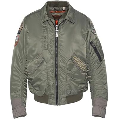 210VINTRS Schott NYC Kurtka męska, szałwia, khaki, S 210VINTRS Schott NYC Kurtka męska, szałwia, khaki, S