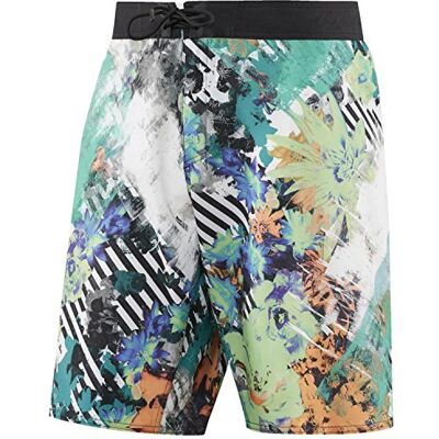 BWS31 Reebok Męskie Lths RCF SPR Nsty Floral krótkie wielokolorowa wielokolorowy (KIWGRN) 37 Zoll BWS31 Reebok Męskie Lths RCF SPR Nsty Floral krótkie wielokolorowa wielokolorowy (KIWGRN) 37 Zoll