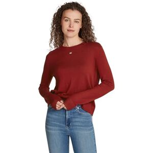 DW0DW17254 Tommy Jeans damski sweter TJW Essential Crew Neck Pulower, czerwony (Regatta Red), S, Czerwony (Regatta Red), S DW0DW17254 Tommy Jeans damski sweter TJW Essential Crew Neck Pulower, czerwony (Regatta Red), S, Czerwony (Regatta Red), S
