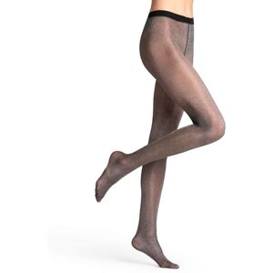 42338 FALKE Kobiety Rajstopy Glitter 30 DEN W Ti przezroczysty przezroczyste z wzorem1 Sztuka, Czarny Black/Silver 3103, M 42338 FALKE Kobiety Rajstopy Glitter 30 DEN W Ti przezroczysty przezroczyste z wzorem1 Sztuka, Czarny Black/Silver 3103, M