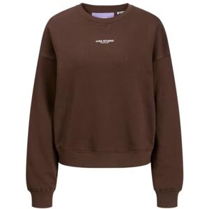 12280154-4797424 JACK & JONES Jxstudio Vesterbro Ls RLX Crew SWT, Bracken, XS