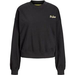 12290097-4918152 JACK & JONES Jxgia Loose Ls Print Crew SWT, Phantom, S