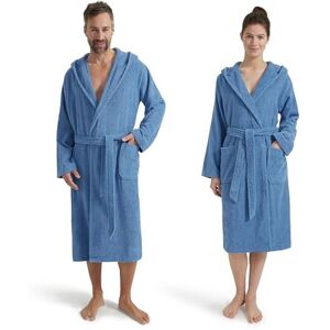 Möve Superwuschel Płaszcz z kapturem, szlafrok, rozmiar L, Cornflower Möve Superwuschel Płaszcz z kapturem, szlafrok, rozmiar L, Cornflower