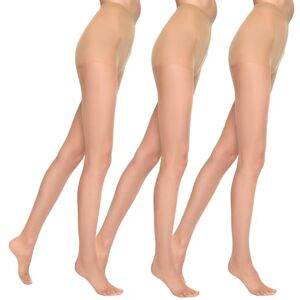 HSU15BG45 MARILYN Damen klassische Halbmatte Strumpfhose 15 Den elastische mit verstärkten Zehen Beige 4/L 5 PAAR HSU15BG45 MARILYN Damen klassische Halbmatte Strumpfhose 15 Den elastische mit verstärkten Zehen Beige 4/L 5 PAAR