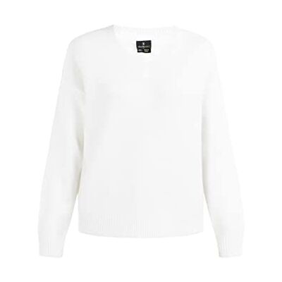 39425074-BA01 baradello Damski sweter z dzianiny , wełniany biały, XL/XXL, biały (wollweiss), XL-XXL 39425074-BA01 baradello Damski sweter z dzianiny , wełniany biały, XL/XXL, biały (wollweiss), XL-XXL