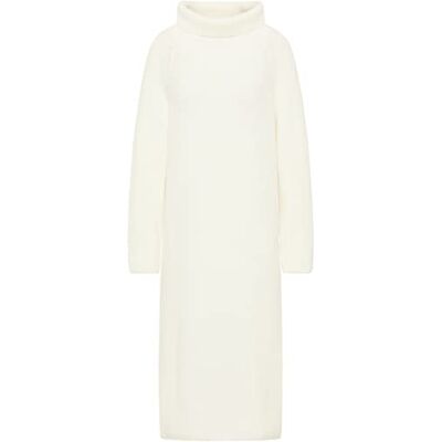25825300-PA01 paino Damska dzianinowa sukienka z długim rękawem midi , biała, XL/XXL, Sukienka z długim rękawem midi, XL-XXL 25825300-PA01 paino Damska dzianinowa sukienka z długim rękawem midi , biała, XL/XXL, Sukienka z długim rękawem midi, XL-XXL