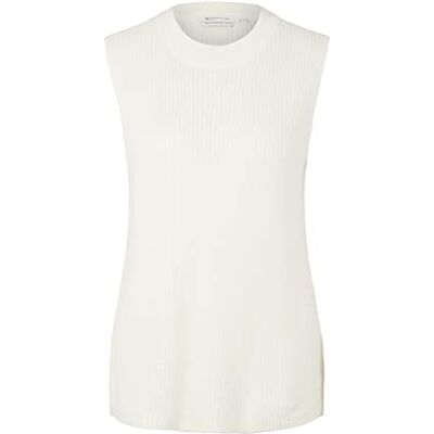 1035363 TOM TAILOR Denim Damski sweter , 10348 Gardenia White, L 1035363 TOM TAILOR Denim Damski sweter , 10348 Gardenia White, L