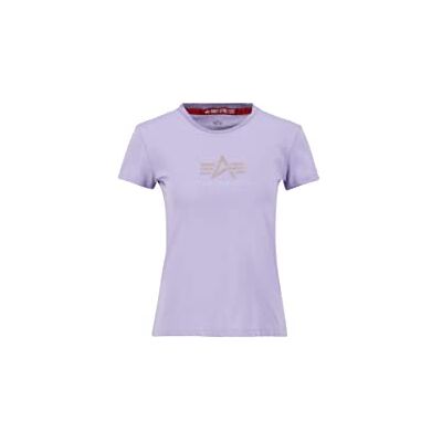 136063-664 Alpha Industries Crystal T T-Shirt dla kobiet Pale Violet 136063-664 Alpha Industries Crystal T T-Shirt dla kobiet Pale Violet
