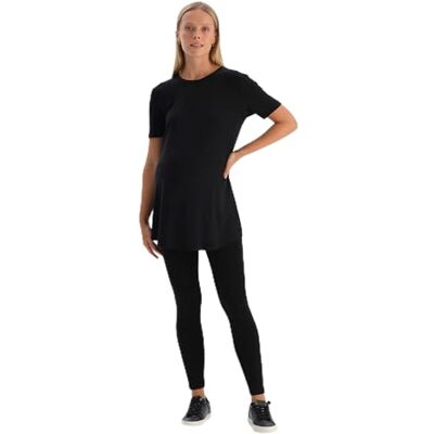 24SW15308EB Dagi Black Dzianinowe legginsy z wysokim stanem, czarne, M, czarny, M 24SW15308EB Dagi Black Dzianinowe legginsy z wysokim stanem, czarne, M, czarny, M